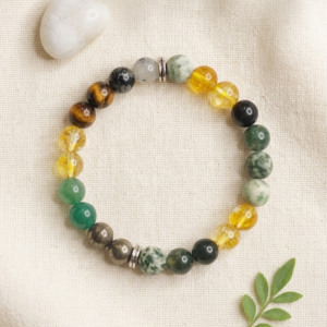 Abundance & Wellness Crystal Bracelet 🌿