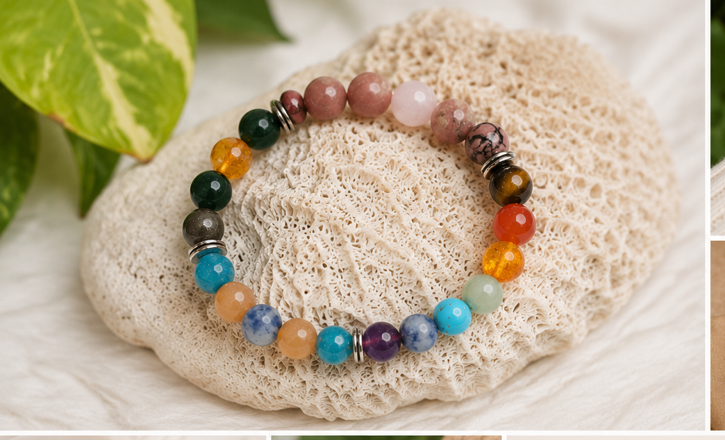 Divine Harmony 7 Chakra Crystal Bracelet
