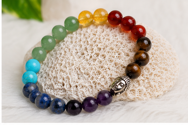 Divine Balance 7 Chakra Crystal Bracelet - Image 3