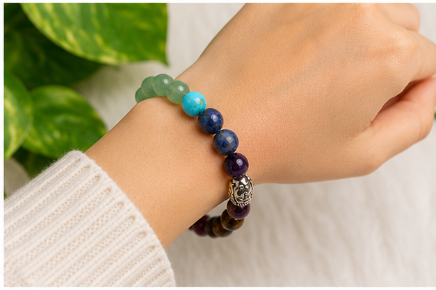 Divine Balance 7 Chakra Crystal Bracelet - Image 2