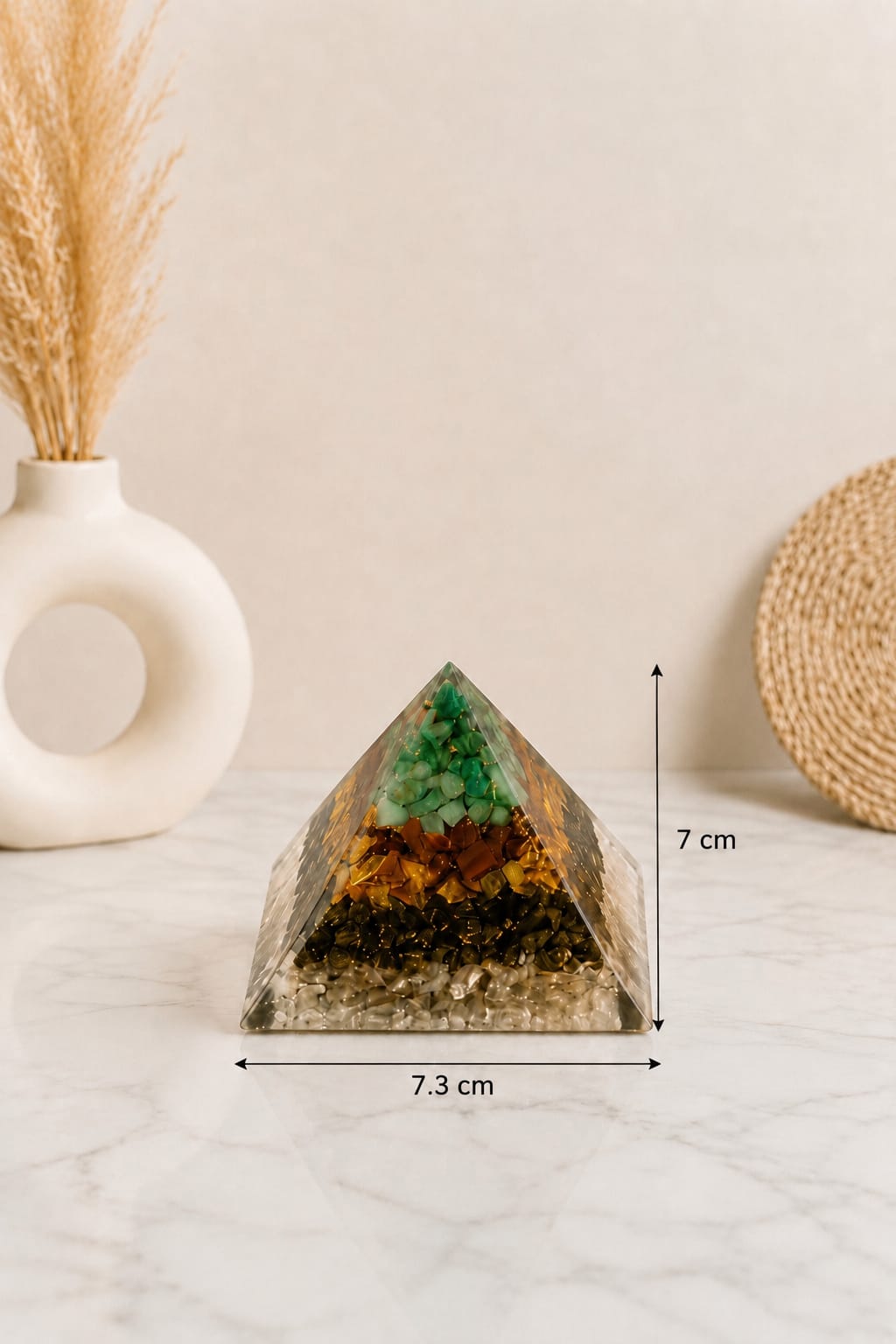 Prosperity Harmony Orgonite Pyramid ✨ - Image 3