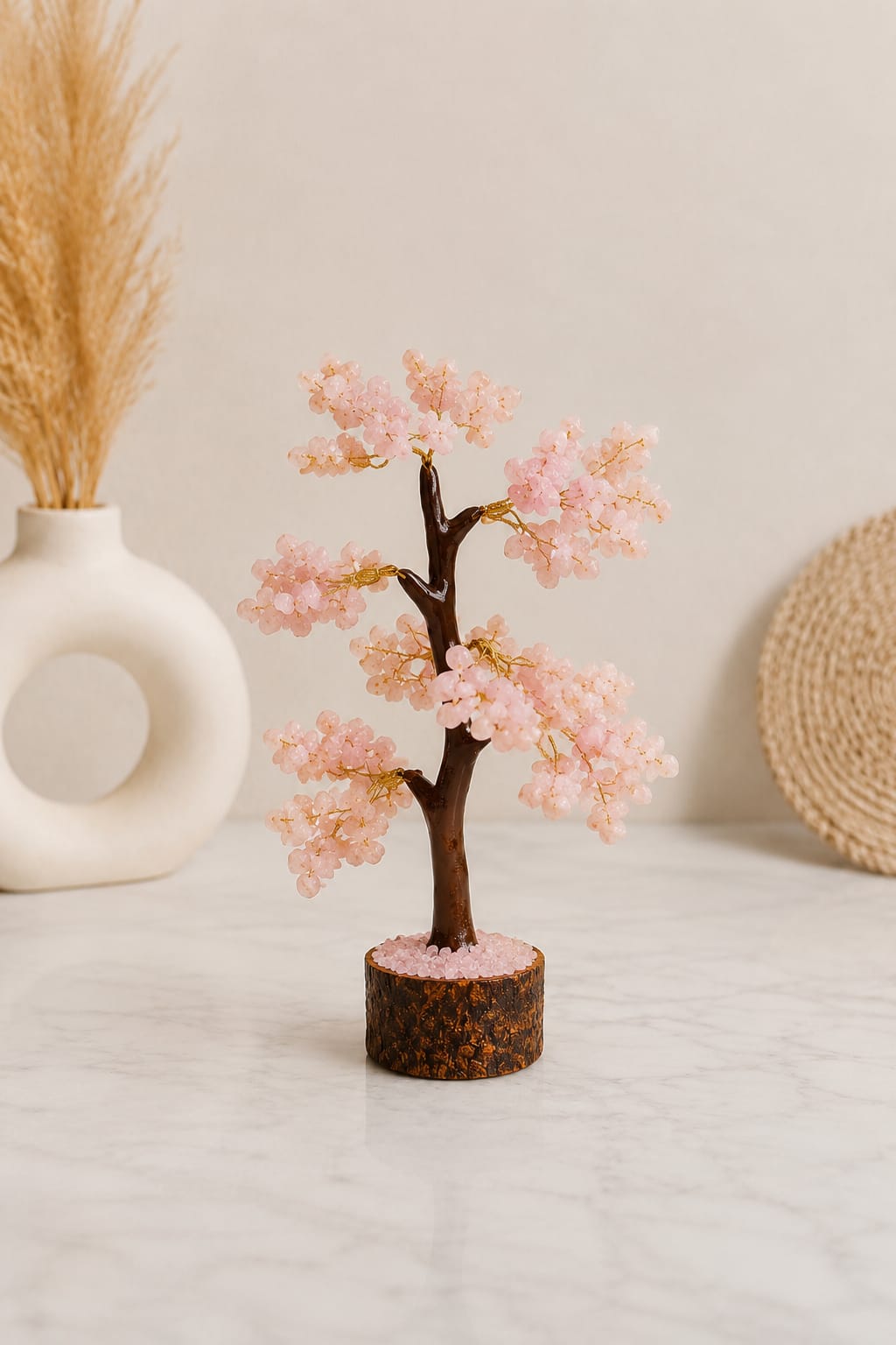 Rose Quartz Harmony Crystal Tree rose-quartz-harmony-crystal-tree