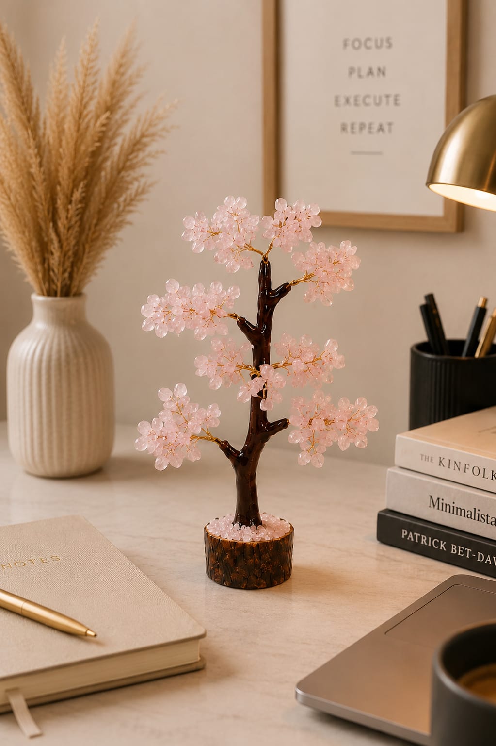 Rose Quartz Harmony Crystal Tree rose-quartz-harmony-crystal-tree - Image 4