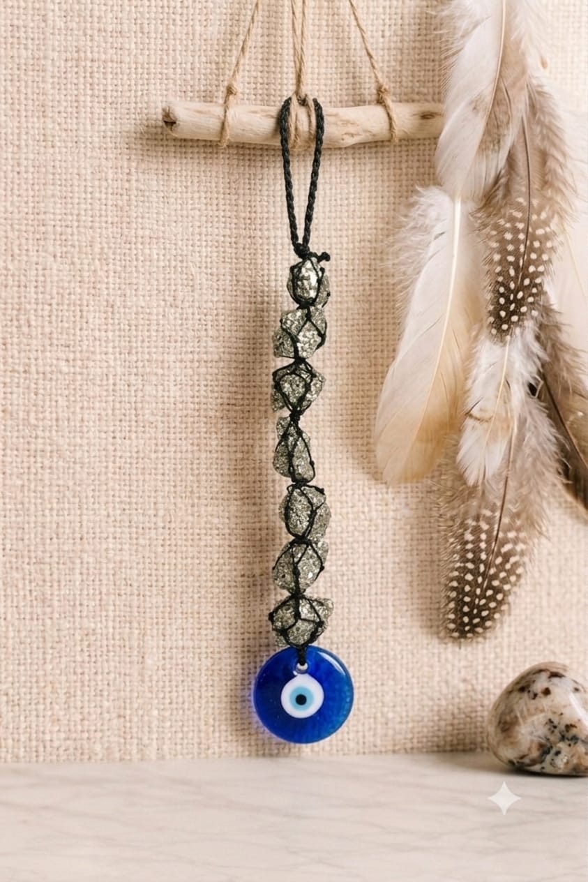 Pyrite Evil Eye Hanging 🧿