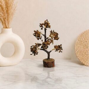 Tiger Eye Success Crystal Tree