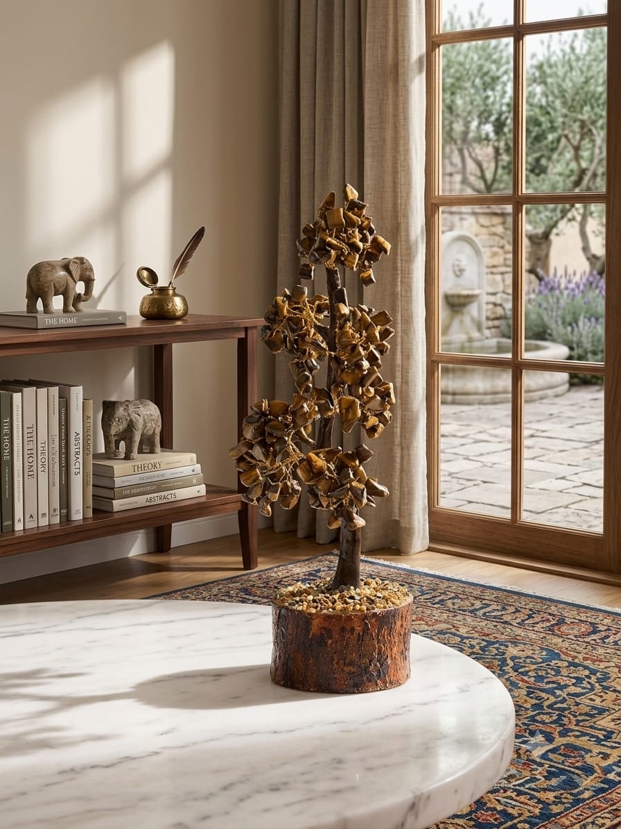 Tiger Eye Success Crystal Tree - Image 2