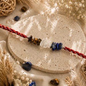 Education Crystal Rakhi – Natural Focus & Learning Rakhi for Brother